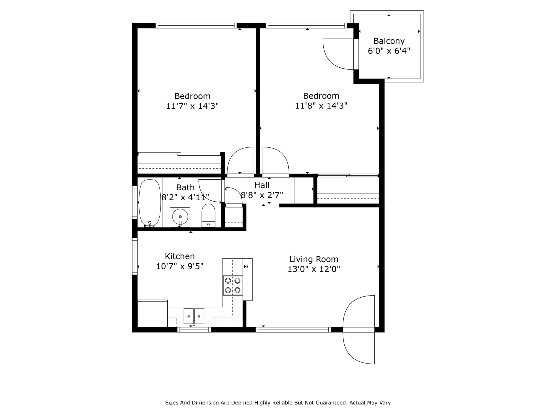 1318 Amthyst Unit F floor plan 14616 Osage Floor Plan - Unit D